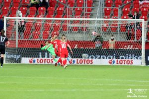 Polska - Albania, Paulina Dudek - karny 1 IMG 4767