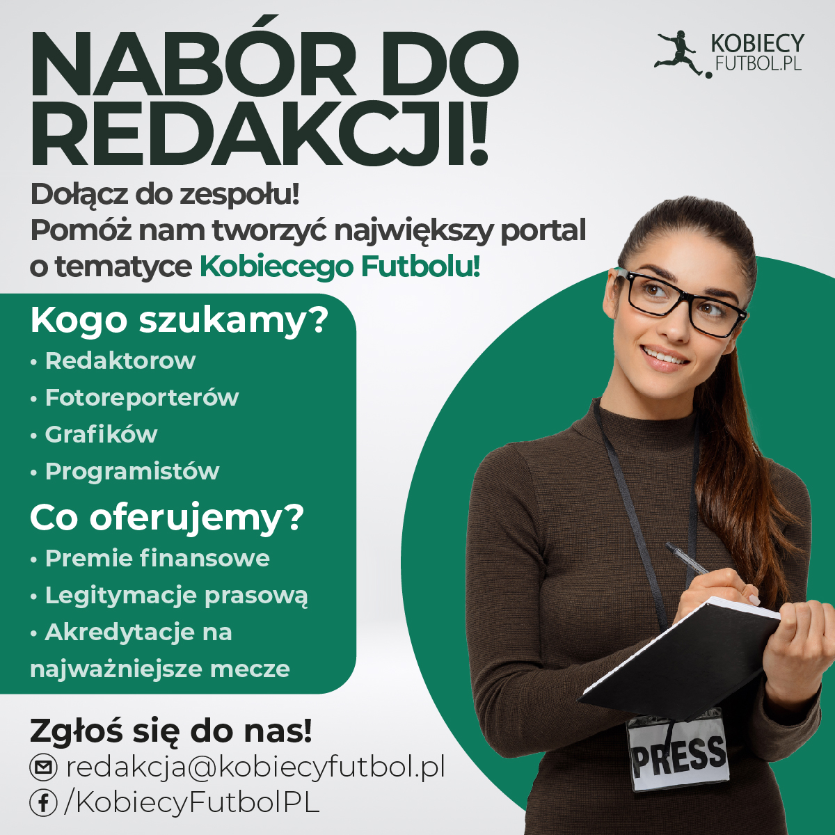 Nabór, KobiecyFutbol.pl