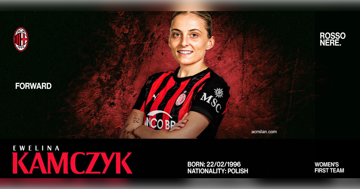 Ewelina Kamczyk zagra w barwach Rossonerich! 1 Ewelina Kamczyk będzie bronić barw AC Milan